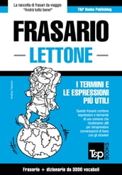 Frasario Italiano-Lettone e vocabolario tematico da 3000 vocaboli