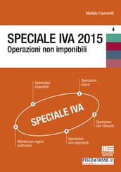Speciale IVA 2015. Operazioni non imponibili