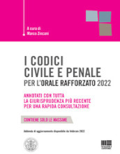 I codici civile e penale per l orale rafforzato 2022