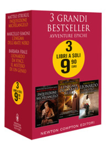 3 grandi bestseller. Avventure epiche: Inquisizione-L'enigma dell'abate nero-Leonardo da Vinci