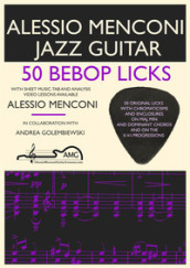 50 bebop licks. Jazz guitar book with free video lessons included