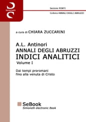 A.L. ANTINORI ANNALI DEGLI ABRUZZI