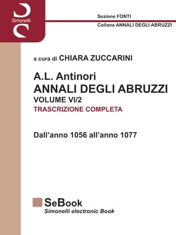 A.L.Antinori - Annali degli Abruzzi - Volume VI/2