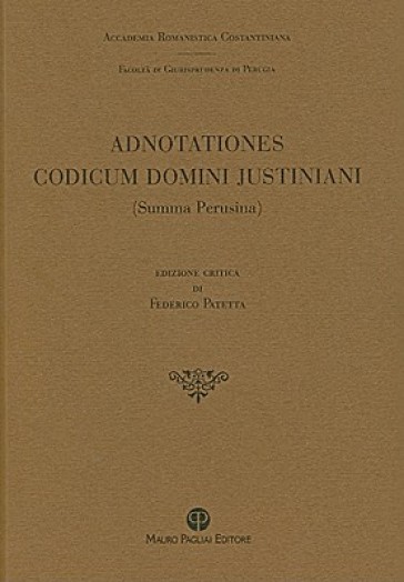 Adnotationes Codicum domini Iustiniani (summa perusina)