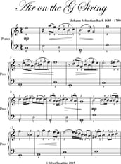 Air on the G String Easiest Piano Sheet Music