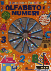 Alfabeto e numeri. Ediz. illustrata. Con 12 pastelli