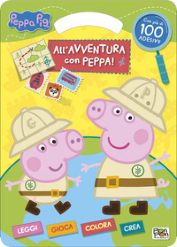 All'avventura di Peppa. Activity book. Peppa Pig. Con adesivi. Ediz. a colori