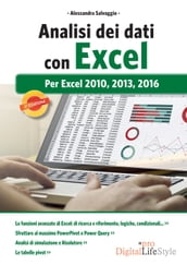 Analisi dei dati con Excel: per Excel 2010, 2013, 2016