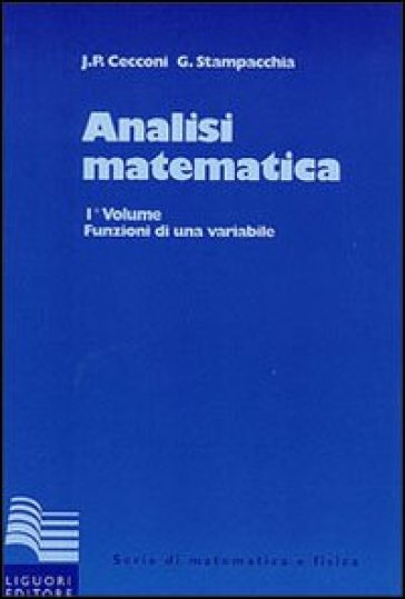 Analisi matematica. 1: Funzioni di una variabile