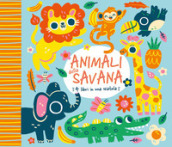 Animali della savana. 4 libri in una scatola. Ediz. a colori