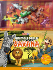 Animali della savana. Ediz. a colori. Con 10 animaletti in plastica. Con Poster