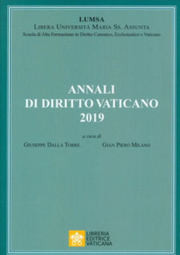 Annali di diritto vaticano (2019)
