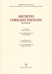 Archivio Corrado Pavolini. Inventario