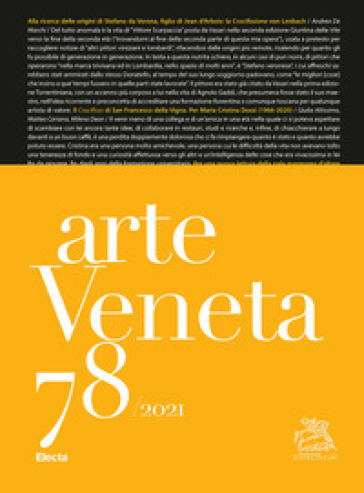 Arte veneta. Rivista di storia dell'arte (2021). 78.