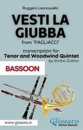 (Bassoon part) Vesti la giubba - Tenor & Woodwind Quintet