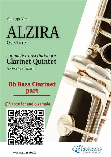 Bb Bass Clarinet part of "Alzira" for Clarinet Quintet