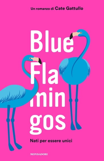 Blue flamingos