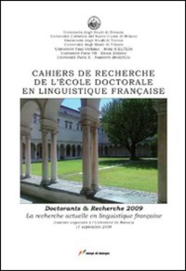 Cahiers de recherche de l'Ecole doctorale en linguistique française