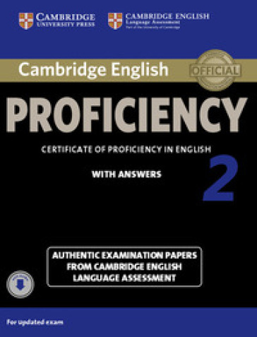 Cambridge English proficiency. Student's book. With key. Per le Scuole superiori. Con CD Audio. Con e-book. Con espansione online