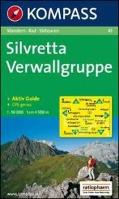 Carta escursionistica n. 41. Austria. Nei dintorni del lago di Costanza-Rund um den Bodensee. Silvretta-Verwallgruppe 1:50.000. Adatto a GPS. DVD-ROM digital map. Ediz. bilingue