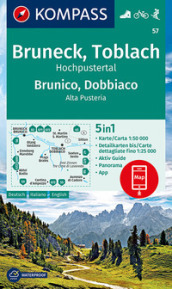 Carta escursionistica n. 57. Brunico, Dobbiaco 1:50.000