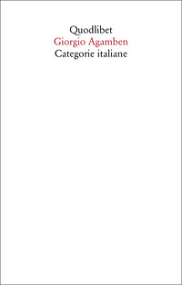 Categorie italiane. Studi di poetica e di letteratura. Nuova ediz.