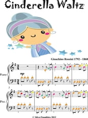 Cinderella Waltz Easy Piano Sheet Music with Colored Notes