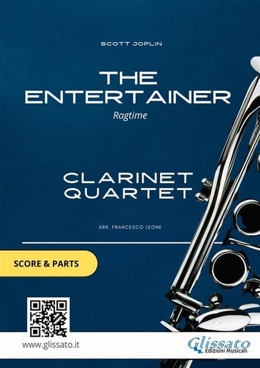 Clarinet Quartet: The Entertainer (score & parts)