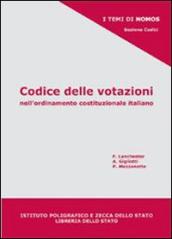 Codice delle votazioni nell ordinamento costituzionale italiano