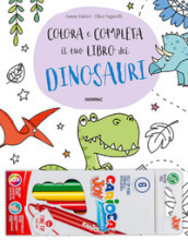 Colora e completa il tuo libro dei dinosauri