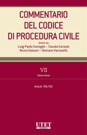 Commentario del Codice di procedura civile - vol. 7 - tomo III