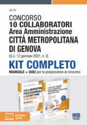 Concorso 10 collaboratori Area amministrazione Città metropolitana di Genova (G.U. 12 gennaio 2021, n. 3). Con espansione online