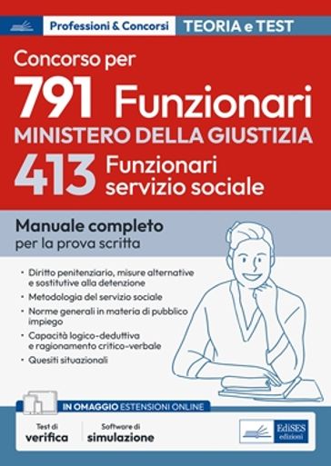 Concorso 413 Funzionari Servizio sociale Ministero Giustizia