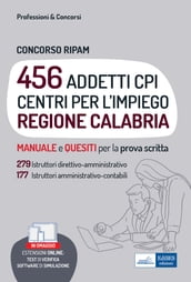 Concorso 456 addetti Centri per l impiego (CPI) Regione Calabria