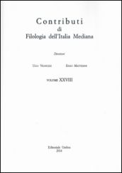 Contributi di filologia dell Italia mediana (2014). 28.