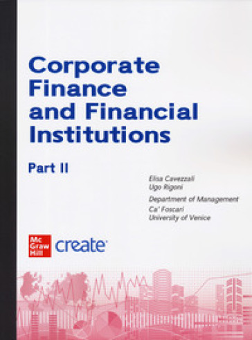 Corporate finance and financial institutions. Con e-book