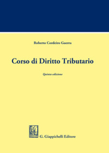 Corso di diritto tributario