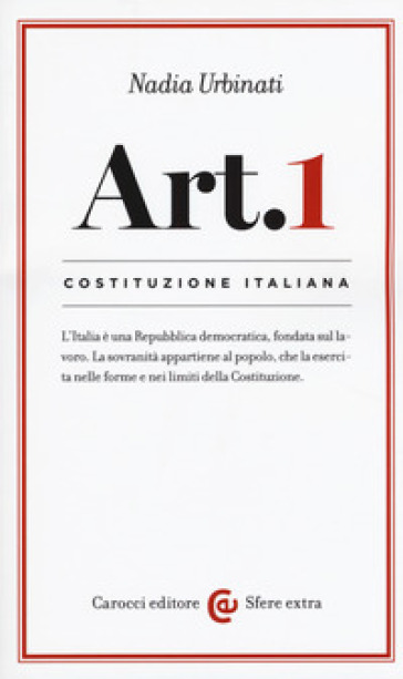Costituzione italiana: articolo 1