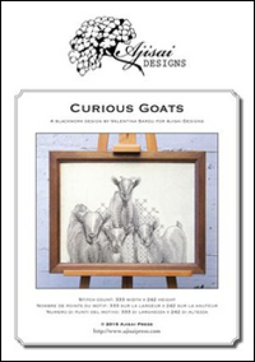 Curious goats. Blackwork design. Ediz. italiana, francese e inglese