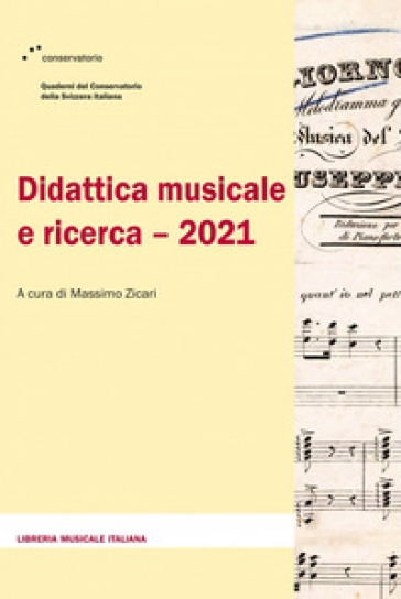 Didattica musicale e ricerca 2021