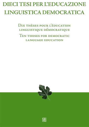 Dieci tesi per l'educazione linguistica democratica