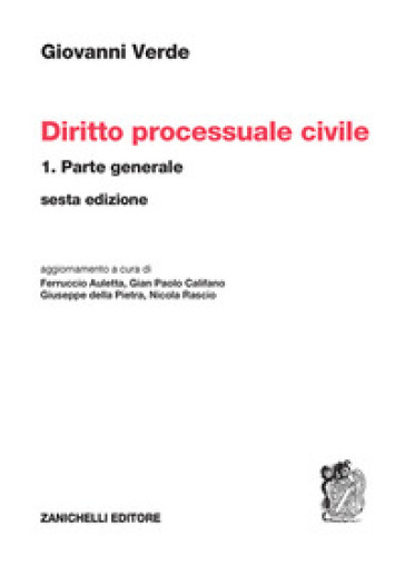 Diritto processuale civile. 1: Parte generale