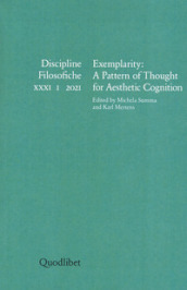 Discipline filosofiche. Ediz. italiana, tedesca, francese e inglese (2021). 1: Exemplarity: a pattern of thought for aesthetic cognition