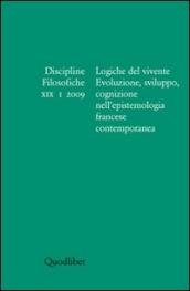 Discipline filosofiche (2009). 1: Logiche del vivente