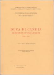 Duca di Candia. Quaternus consiliorum: 1350-1363