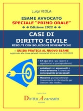 ESAME AVVOCATO. CASI DI DIRITTO CIVILE (edizione 2022)