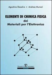 Elementi di chimica fisica dei materiali per l elettronica