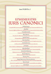 Ephemerides Iuris canonici (2019). 1.