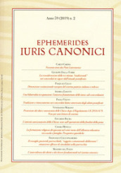 Ephemerides Iuris canonici (2019). 2.
