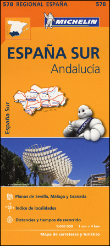 Espana Sur. Andalucia 1:400.000